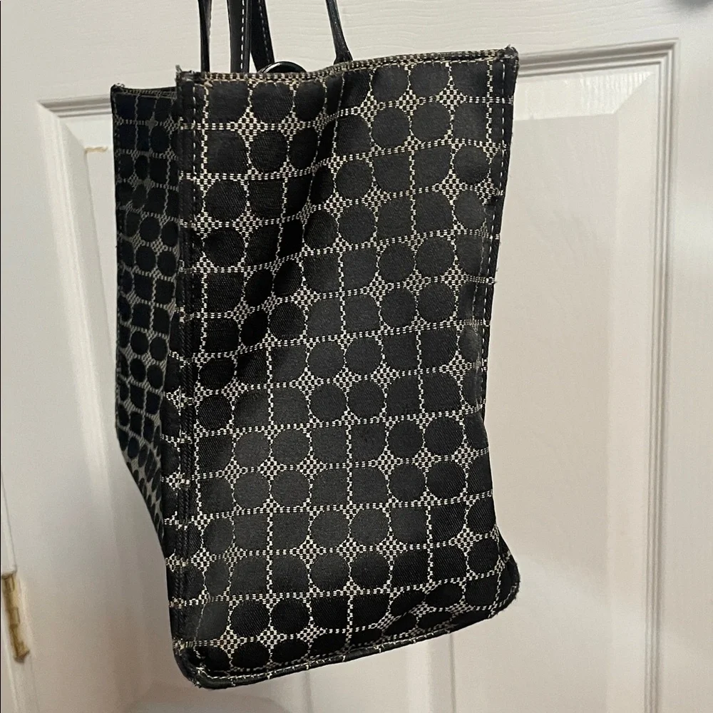 Black Patterned Tote Bag - Everyday Carry Kate Spade